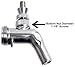 Perlick 308-40C Wrap-Around Tap Lock