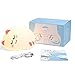 Night Lights for Kids, One Fire Baby Nursery Night Light, Cute Cat Soft Silicone Animal Kitty Lamp, Portable Breastfeeding Room Decor Nightlights for Children Toddler Teen Girls Boys Birthday Gifts