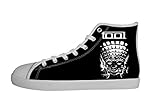 Rock Band Tool Women's Canvas Shoes Women White High Top Canvas Shoes-6M US