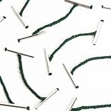 Q-Connect Treasury Tag 76 mm Green Pack of 100 with Cotton Cord view 3