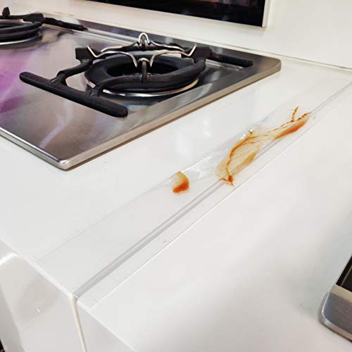 Stove Counter Gap Cover, 2PACK Kitchen Silicone Oven Gap Filler 21