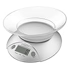 Etekcity Digital Food Scale and Multifunction Kitchen Weight Scale with Removable Bowl, 11 lb 5kg