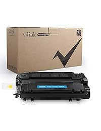 v4ink? COMPATIBLES CE255 X 55 X Cartucho de tóner Alto Rendimiento de 12.500 páginas para impresora HP Laserjet P3015 P3015DN P3015 N P3015 X P3015D P3010, 1pack