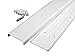 Legrand Wiremold C30 48 Inch Flat Screen TV Cord Cover Kit, Organizer for Wall, Holds Up to 10 Cords or Cables, White (1 Pack)