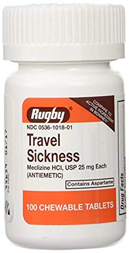 Rugby Travel Sickness, Tablets, 100 ea (Limited Edition)