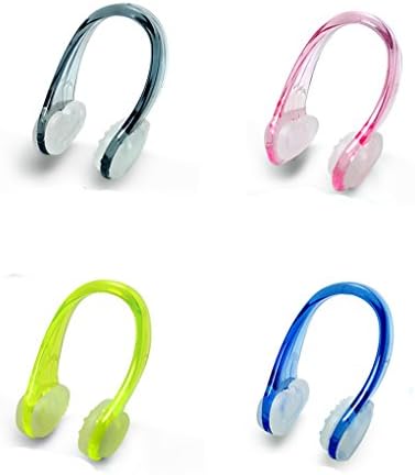 Zooshine Set of 4 Silicone Swimming Nose Clip Plugs Kits for Adults