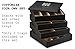 Glenor Co Jewelry Organizer Tray - Set of 2 - Stackable 8 Square Slot Jewelry Storage Trays - Display on Dresser or Drawer - Compatible with other Glenor trays - Black