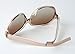 corciova Simple Casual Women's Polarized Sunglasses Uv400 Dark Champagne Frame Brown Lens