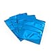 Mylar Resealable Smell Proof Ziplock Bag 7.5 x 10 cm (100, Blue)