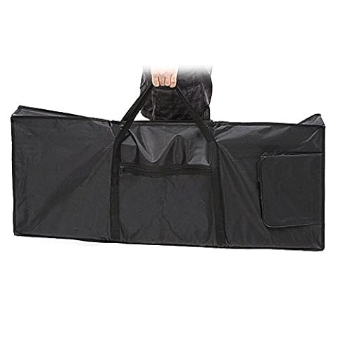Zimo-Black-Electric-76-Key-Keyboard-Piano-Organ-Carry-Bag-Case-Portable