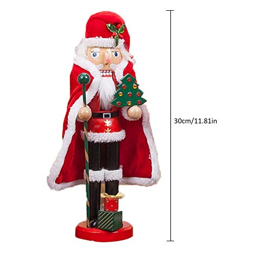 Owlhouse Wooden Nutcracker Decorative Christmas Ornament for Party Home Decoration - Thumbnail 2