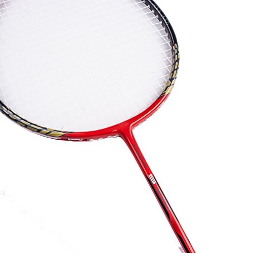 Senston 2 Player Badminton Racket Set Double Rackets Carbon Fiber