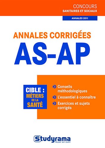Annales corrigées concours AS-AP
