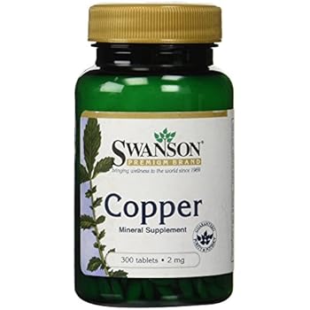 Swanson Copper 2 mg 300 Tabs