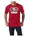 NFL San Francisco 49ers Men's UP4 Tee, Cardinal, Large