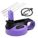 Vanteen Straw Lid Set for Hydro Flask Wide Mouth Sports Water Bottle (Purple/Black, 1-Pack)