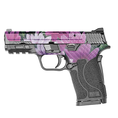 MightySkins Carbon Fiber Skin Compatible with Smith & Wesson M&P 9mm Shield EZ…