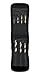 Norseman 7pc Acrylic Point Drill Set with Soft Case Black/gold