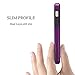 iPhone 5s Case,iPhone SE Case,iPhone 5 Case,by Ailun,Glazed Smooth Surface Coating,Soft TPU Bumper&Hard Shell Solid PC Back,Shock-Absorption&Anti-Scratch Hybrid Dual-Layer Slim Cover[Purple]