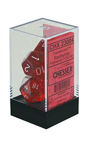 Polyhedral Dice: Translucent Orange