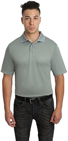 Mens Short Sleeve Polo T-Shirts By National Patrol (6XL, Grey)