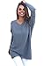 Sovoyant Women's Long Sleeve V Neck Knit Pullover Sweater Top Blouse