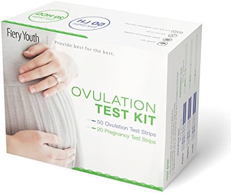 50 LH Ovulation Test Strips and 20 Hcg Pregnancy Test Strips Combo, High Sensitivity & Accurate Ovulation Predictor Kit, FDA-Approved and Over 99% Accurate Ovulation Tracker