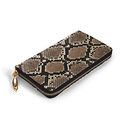 41hLhxi8z L Lsjuee Carteras de Piel de Serpiente marrón para Tarjetas de crédito para Mujer Estuche para Tarjetas con Cremallera de… Lsjuee Carteras de Piel de Serpiente marrón para Tarjetas de crédito para Mujer Estuche para Tarjetas con Cremallera de… - Imagen 4