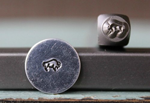 Brand New 4mm Buffalo Metal Punch Design Stamp - Supply Guy - CH-187