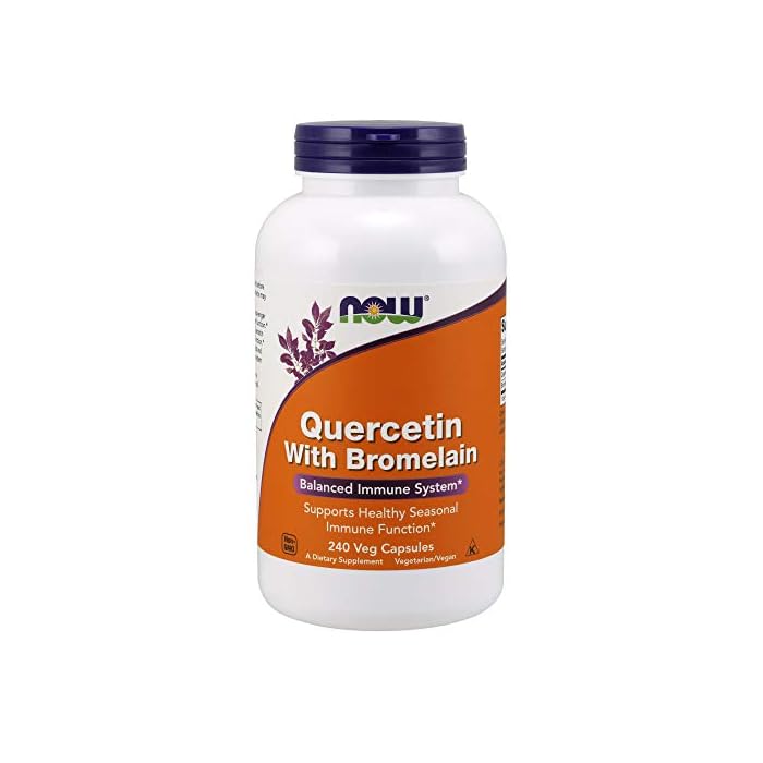 Now Foods Quercetin with Bromelain, 240 Vegetable Capsule