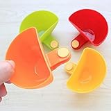 Hyalo (TM) 4pcs Dip Clips Kitchen Bowl kit Tool Small Dishes Spice Clip For Tomato Sauce Salt Vinegar Sugar Flavor Spices D38
