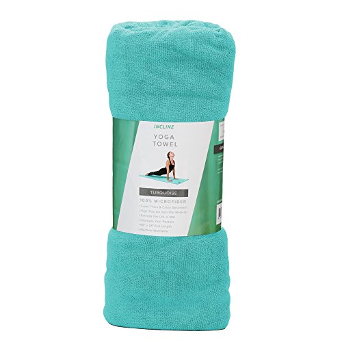 Incline Fit Microfiber Slip-Resistant Thick Yoga Towel