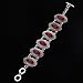 YAZILIND Jewelry Sets Silver Plated Retro Gemstone Claw Flower Pendant Necklace Drop Earrings Bracelet
