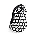 BUILT Gourmet Getaway Mini Snack Tote, One Size, Black and White Dots
