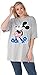 Disney Women Plus Size T-Shirt Mickey Mouse American Flag Print (1X)