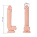 Comfywnad Realistic Penis Dildo with Balls, Flesh, 19.2 Ounce