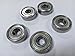 Antrader 10 Pcs Metal Shielded 608ZZ 8 x 22 x 7mm Deep Groove Ball Bearings Silver Tone