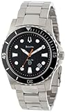 Bulova Men's 98B131 Marine Star Black Dial Bracelet Watch
