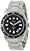 Bulova Men's 98B131 Marine Star Black Dial Bracelet Watch