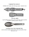 FREE SOLDIER Outdoor Multi-function Flatware set Titanium Spork 3 in 1 Tableware Camping Pocket Knife Fork Spoon Dinner Set