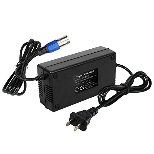 image for Kuyal 24V 8A Power Supply, Electric Scooter Power Wheelchair Charger,T