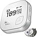 Golf Buddy Voice 2 Golf Rangefinder Talking Golf GPS devices for Hat, Golf distance Range Finder for Golfers, 14 Hours Battery Life, Water Resistant , Golf Accessories for Men and women, White/Blue