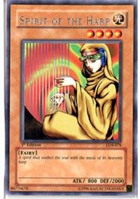 Yu-Gi-Oh! - Spirit of the Harp (LOB-078) - Legend of Blue Eyes White Dragon - Unlimited Edition - Rare