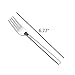 Fiaze Stainless Steel Dessert / Salad Fork Set, 12-Piece