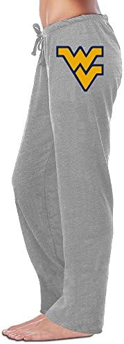 Women's West Virginia Mountaineers Logo Sweatpants Ash Medium
