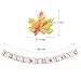 TMYSP FALL IN LOVE Bunting Banner with 150pcs Mixture Artificial Fall Maple Leaves for Proposal Wedding Anniversary Engagement Valentines Day Prom Shower Thanksgiving Party Decor