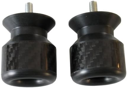 AlphaMoto Carbon Delrin Swingarm Spools Yamaha Yzf R1 R6 1998-2012 Yzf-R1 Yzf-R6