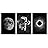 3 Panel Canvas Wall Art Astronaut Grand Eclipse Moon Kids Canvas Painting Wall Decor for Living Room Framed Home Decorations - 24"x36" x 3 Panels