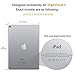 MoKo Case iPad Pro 9.7 - Slim Lightweight Smart-Shell Stand Cover Translucent Frosted Back Protector Apple iPad Pro 9.7 inch 2016 Release Tablet, Ocean (Auto Wake/Sleep)
