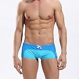 iMaySon Men's High QuaMity Boxer Swimming Briefs Underwear Sports Beach Wear (BMue Size M)